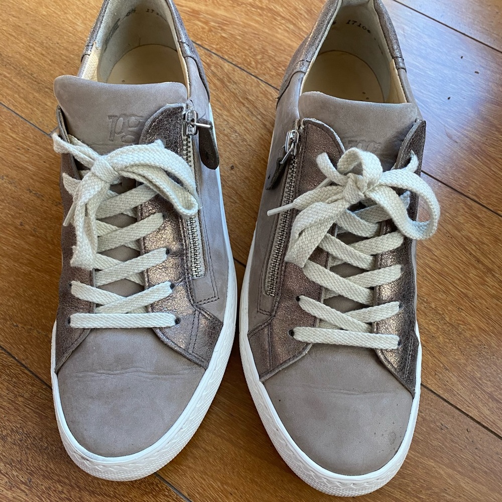 paul green size 9 carla lace up sneakers